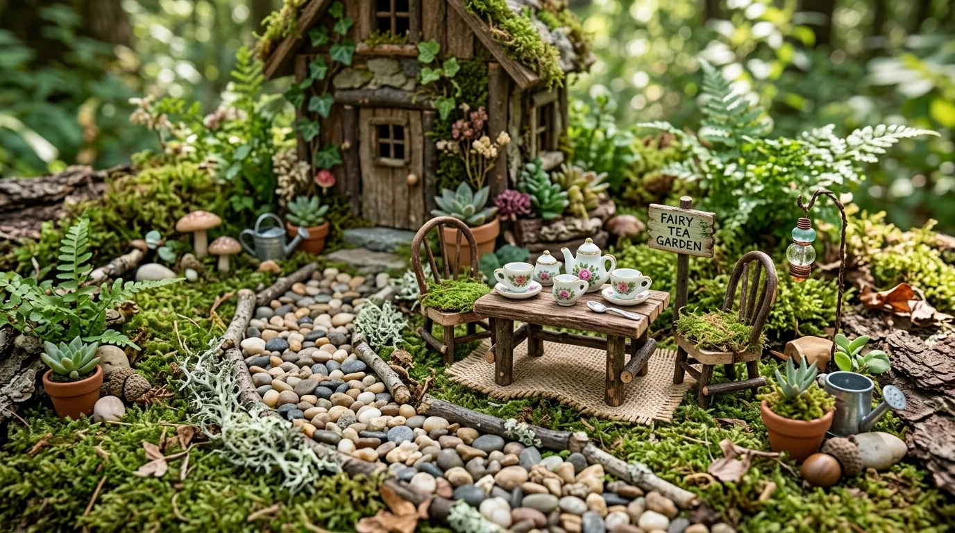 Use containers if the fairy garden needs more flexibility inspiration for a fairy garden.